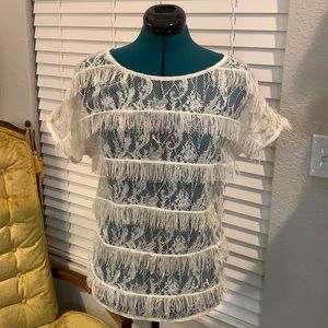 Zara Basics Lace Top